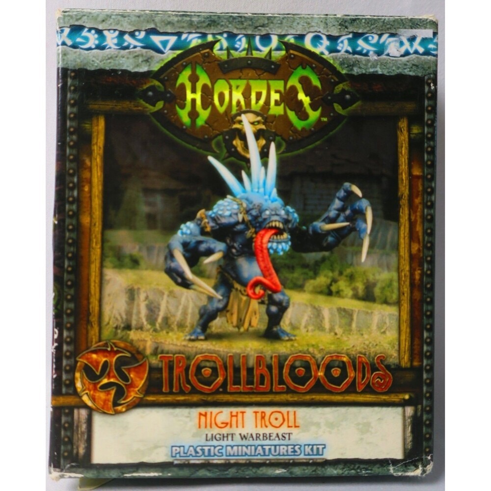 Hordes Trollbloods Night Troll Light Warbeast Plastic Miniatures Kit PIP 71074